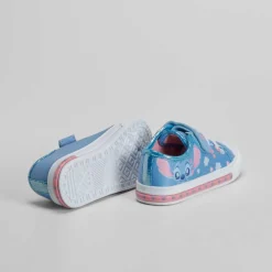 Zapatilla lona con luces azul Zapatillas Lona