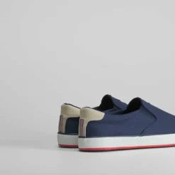 New Zapatilla lona elástico cinta Hombre Zapatillas Lona