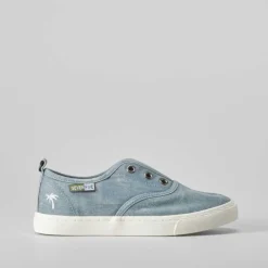 Hot Zapatilla lona gris efecto lavado Zapatillas Lona