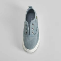 Hot Zapatilla lona gris efecto lavado Zapatillas Lona