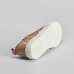 Online Zapatilla lona marrón efecto lavado Zapatillas Lona