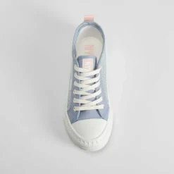 Best Zapatilla lona mesh azul Mujer Zapatillas Lona