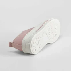 Outlet Zapatilla lona reciclada plataforma rosa Mujer Zapatillas Lona