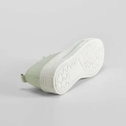 Online Zapatilla lona reclicada plataforma verde Mujer Zapatillas Lona