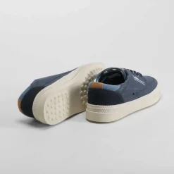 Hot Zapatilla lona slip on yute azul Hombre Zapatillas Lona