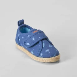 Outlet Zapatilla lona yute bebé azul Zapatillas Lonas