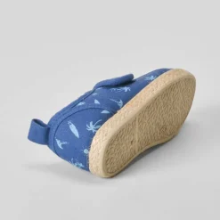 Outlet Zapatilla lona yute bebé azul Zapatillas Lonas