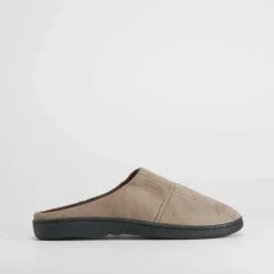 Zapatilla pelo cálido marrón Hombre Zapatillas Abiertas