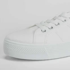 Online Zapatilla plataforma básica Mujer Zapatillas Lona