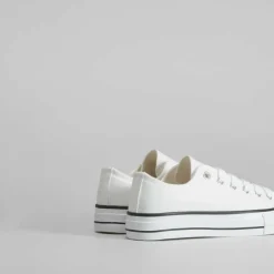 Online Zapatilla puntera lona Mujer Zapatillas Lona