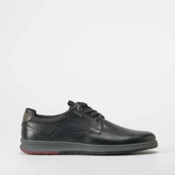 Outlet Zapato blucher negro Hombre Zapatos Confort|Zapatos Casual