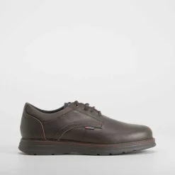 Zapato blucher piel marrón Hombre Zapatos Confort|Zapatos Casual