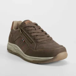 Zapato casual cremallera marrón Hombre Zapatos Casual