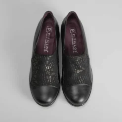 Sale Zapato cerrado con brillos piel Mujer Zapatos Confort