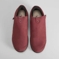 Hot Zapato cerrado de piel con cremallera Mujer Zapatos Confort|Zapatos Planos