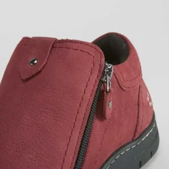 Hot Zapato cerrado de piel con cremallera Mujer Zapatos Confort|Zapatos Planos