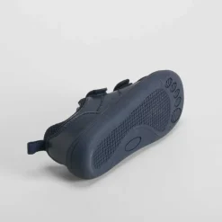 Hot Zapato colegial barefoot piel azul Zapatos