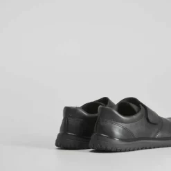 Hot Zapato colegial piel negro Zapatos