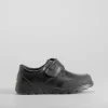 Best Zapato colegial velcro negro piel Zapatos