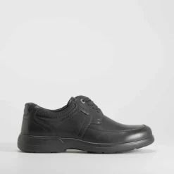 Clearance Zapato cordón piel negro Hombre Zapatos Confort|Zapatos Casual