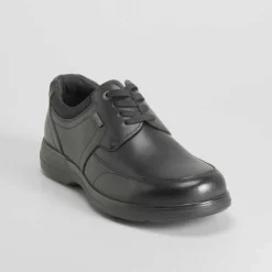 Clearance Zapato cordón piel negro Hombre Zapatos Confort|Zapatos Casual