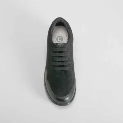 New Zapato cuña elástico negro Mujer Zapatos Confort|Zapatos Planos