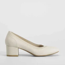 Sale Zapato de tacón beige Mujer Zapatos Confort|Zapatos Tacón