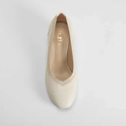 Sale Zapato de tacón beige Mujer Zapatos Confort|Zapatos Tacón