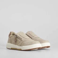 Online Zapato deportivo cremallera elástico Mujer Sneakers