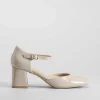 New Zapato pala tacón beige PICCOLA PIU Mujer Zapatos Tacón