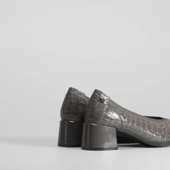 New Zapato salón coco gris Mujer Zapatos Confort|Zapatos Tacón