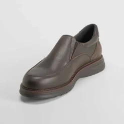 Online Zapato slip on piel marrón Hombre Slip On|Zapatos Confort