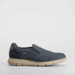 Sale Zapato slip on rukwa piel azul marino Hombre Slip On|Zapatos Confort