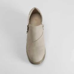 Clearance Zapato tacón cremallera beige Mujer Zapatos Tacón