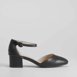 Outlet Zapato tacón negro Mujer Zapatos Confort|Zapatos Tacón