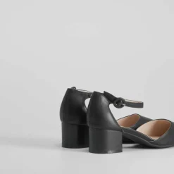 Outlet Zapato tacón negro Mujer Zapatos Confort|Zapatos Tacón