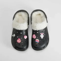 Zueco casa pin negro Zapatillas Casa