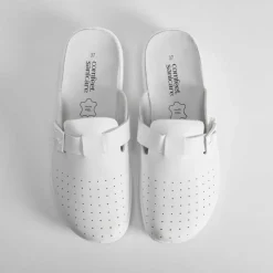 Sale Zueco trabajo perforados Mujer Zapatos Profesionales